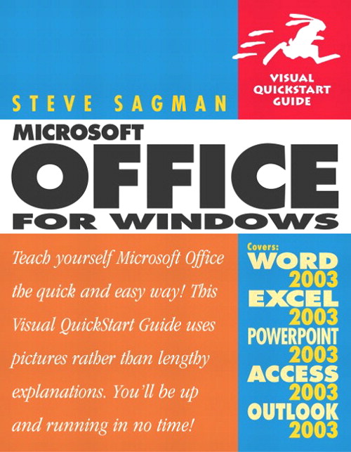 Microsoft Office 2003 for Windows: Visual QuickStart Guide