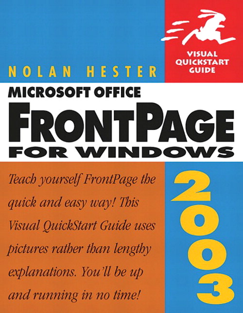 Microsoft Office FrontPage 2003 for Windows: Visual QuickStart Guide