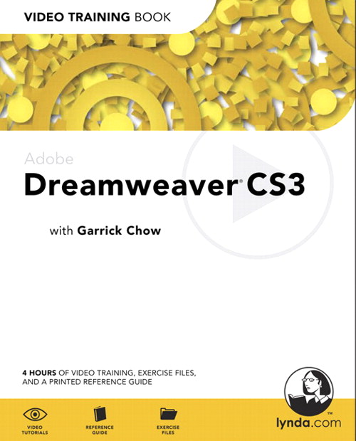 Adobe Dreamweaver CS3: Video Training Book